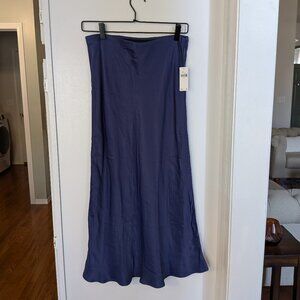 Anthropologie The Tilda Midi Slip Skirt